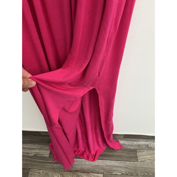 Emerald Women’s  spaghetti strap maxi dress Size 1XL Pink Pullover Elastic Waist - Picture 6 of 11